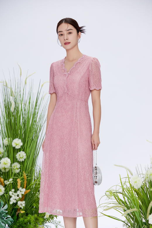 5F 𝐒𝐇𝐄𝐍𝐆𝐘𝐔𝐙𝐇𝐔声雨竹 连衣裙 商品图0