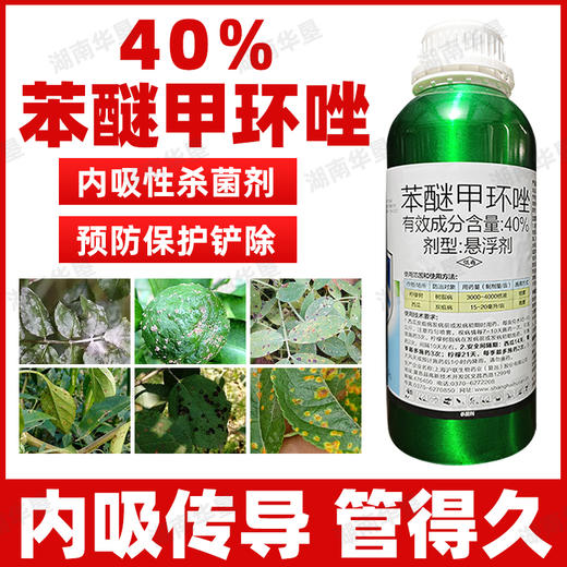 沪联世达40%苯醚甲环唑 正品正牌炭疽病农用杀菌剂杀菌药老牌子 商品图3