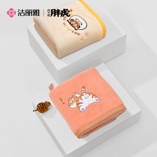 硬核补贴【胖虎纯棉刺绣浴巾】正版联名 商品图5