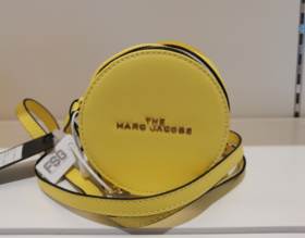 马克·雅可布 MARC JACOBS 奢侈品 女士The Hot Spot系列中号黄色牛皮单肩斜挎包 M0016047 701