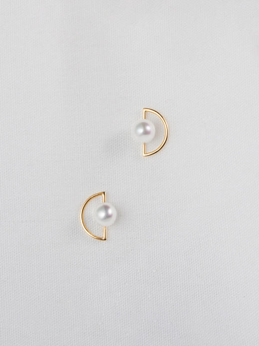 LUCINE 鹿鸣珠宝 |【半糖主义】珍珠耳钉 商品图3