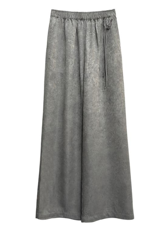 灰色提花长裤 商品图0