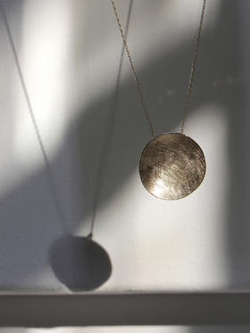 AWU｜中P-NM-G  14k金 Petal Necklace 25mm [ 瓣 项链  ]