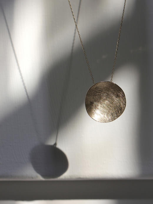 AWU｜中P-NM-G  14k金 Petal Necklace 25mm [ 瓣 项链  ] 商品图0