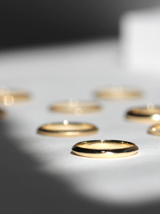 AWU｜镜面K-A / 磨砂K-B  14k金  Ridge  Ring [ 峰 戒指   ] 商品图3