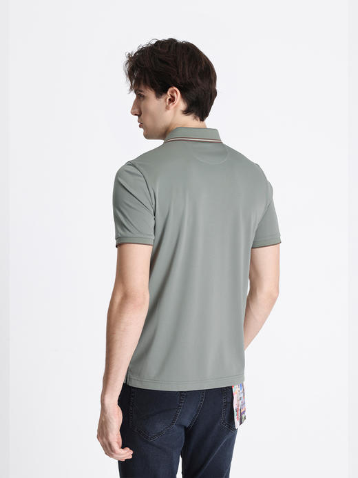 callisto绿色聚酯纤维混纺T恤 STTSS288T 商品图2