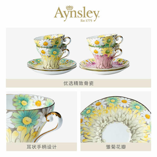 Aynsley 安斯丽雏菊系列一杯一碟 商品图1