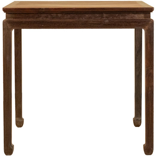 清 红木高束腰马蹄腿方桌 商品图5