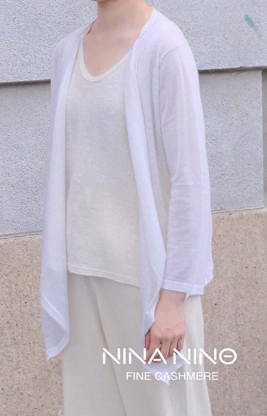 超薄羊绒开衫 商品图9