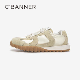 千百度经典厚底时尚休闲鞋女款秋季复古阿甘鞋饼干运动鞋A24415303