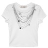 项链印花T恤 商品缩略图0