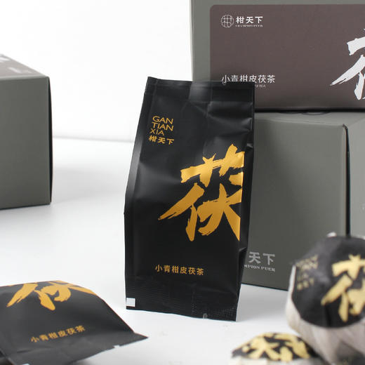 柑天下小青柑皮茯茶新会小青柑金花黑茶茯茶独立包装 商品图3