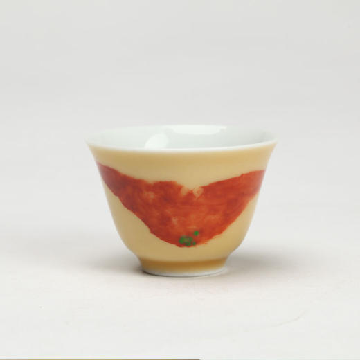 车前子-【红菱艳】宋黄釉彩绘茶具套组 | 一方席 商品图5