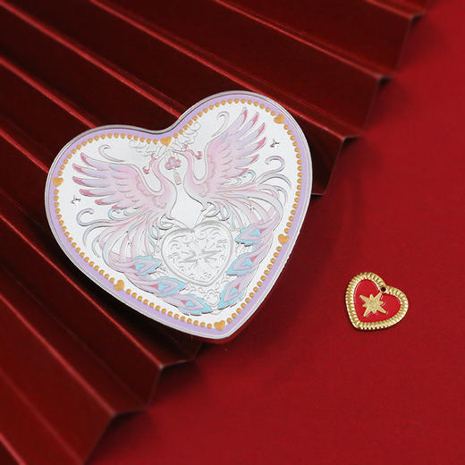 【上海造币】2024年心形双金属纪念章（现货） 商品图1
