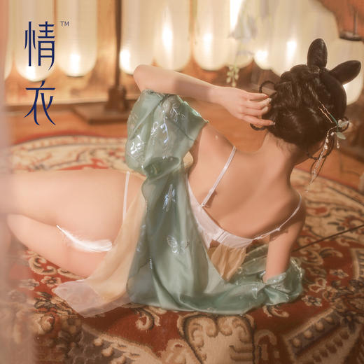 【直供】安太医新品【芍艳芳馥】中式情趣内衣汉服睡衣宫廷款仙公主古装贵妃性感情调古风情趣内衣古代侍寝服 商品图3