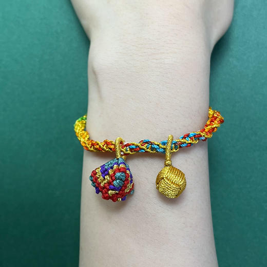 端午节戴中国风五彩绳！手链 粽子绣球系列 商品图2