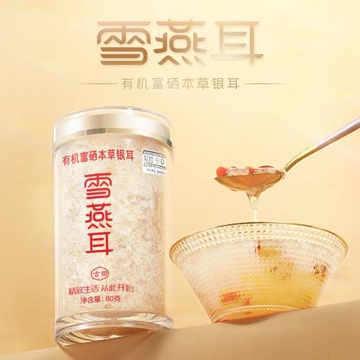 雪燕耳 有机富硒本草银耳 80g 单瓶装 商品图0