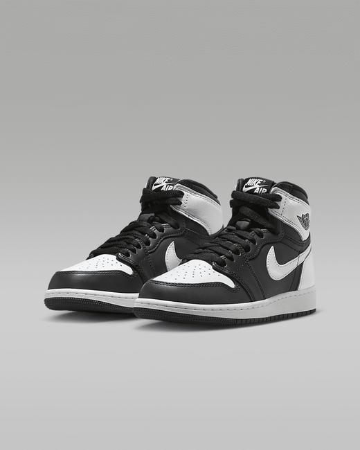 耐克女鞋 AJ1 黑白黄 高帮运动鞋复古篮球鞋 商品图4