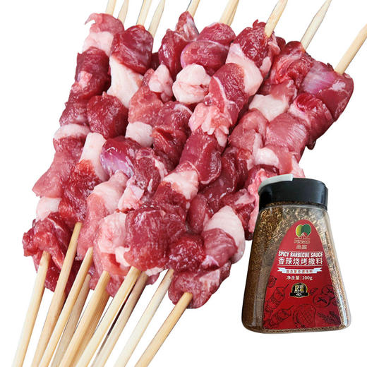 餐时半筋半肉串 400g*2  +  品高香辣烧烤撒料100g 商品图0