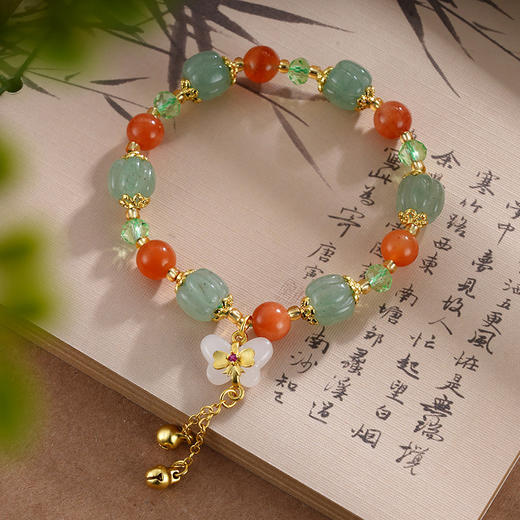 子佩集问石玉髓手串【QSSC009】文玩手链 商品图0