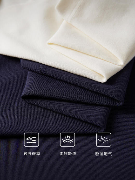 【五折购】熙世界美式复古T恤正肩短袖时尚洋气减龄印花上衣2025夏天新款 商品图3