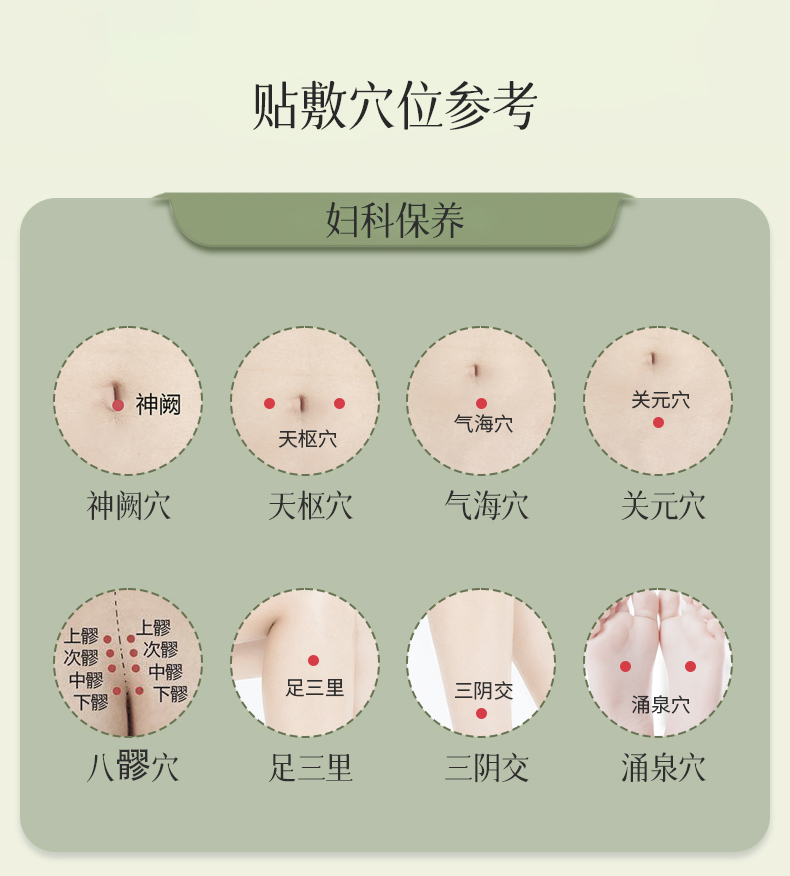 后辰三伏贴肚脐贴冬病夏治驱寒排湿调理脾胃