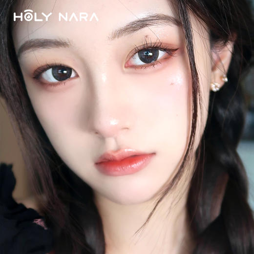 【日抛】Holy Nara  逍遥叽 黑/棕 直径：14.4mm  含水量38%（日抛10片/盒 不同度数请拍两盒） 商品图2