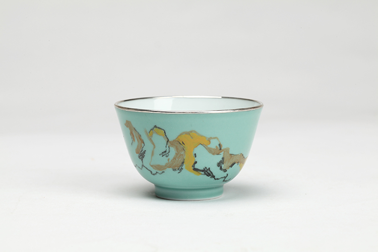 陈如冬-【幽栖】松石釉银口主任杯 | 吾杯