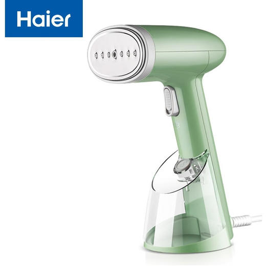 海尔（Haier） 手持小型挂烫机家用小型蒸汽电熨斗烫衣机差旅迷你便携式学生宿舍熨烫机 晨荷绿升级款HY-GW2502A 商品图0