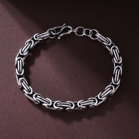 子佩集S990银【北征】手链【CS0302】纯银仿古2405