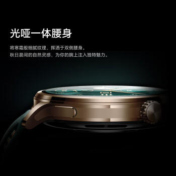 荣耀手表4Pro【国家补贴】墨绿色 黄金镀层 超窄边常亮屏 10天eSIM超长续航 智能手表 送男友 /数码 /智能设备 /智能手表 商品图1