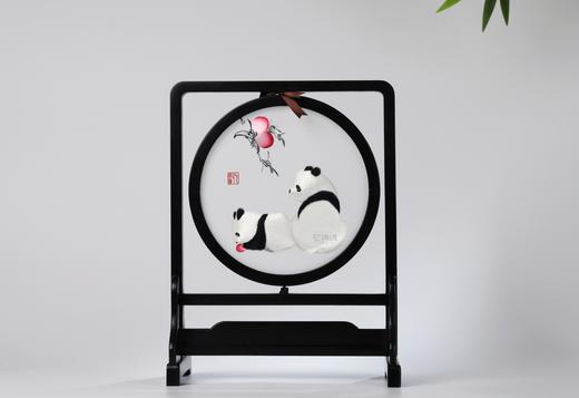 蜀绣双面绣-福寿红桃 商品图3