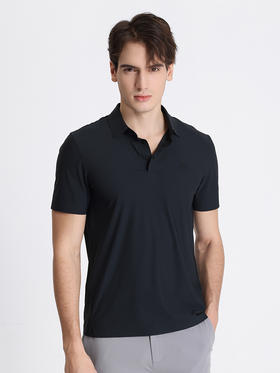 callisto深蓝锦纶混纺T恤 STTSS239C