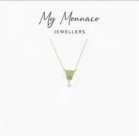 L坠链均925银 牛角项链带证书时尚轻奢小众简约精致甜美气质