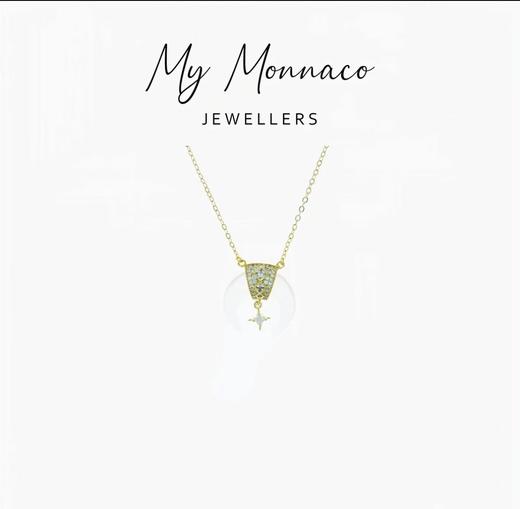 L坠链均925银 牛角项链带证书时尚轻奢小众简约精致甜美气质 商品图0