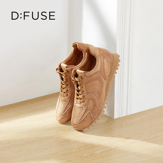 D:FUSE迪芙斯秋季新款美拉德色系带德训鞋阿甘鞋DF41112157 商品图10