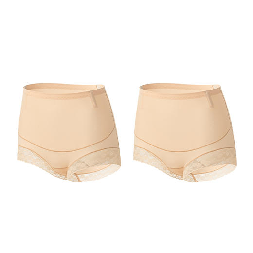 我的花匠雪花蕾丝收腹提臀冰丝中腰舒适无痕内裤 商品图2