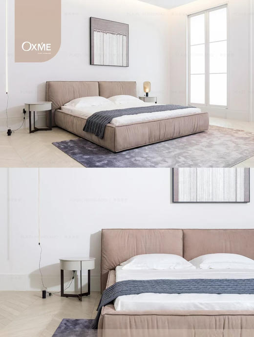 宝拉 床 | 皮布面料可选，详询客服 商品图1