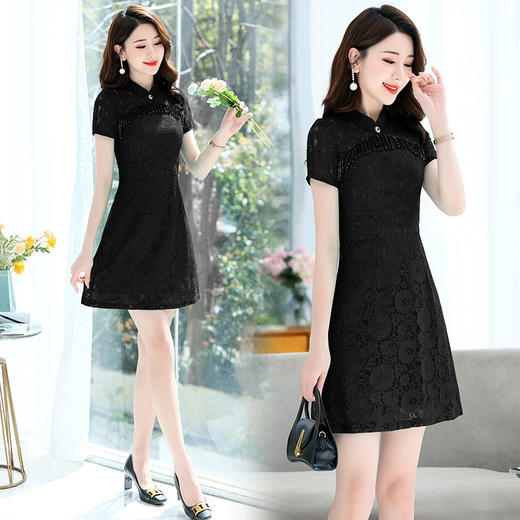 旗袍改良版连衣裙小个子夏XXMC29 商品图2