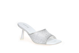 豪麟名鞋奥莱迪嘉女鞋羊反绒面革凉拖DJMPA41WL036白色  原价2460元