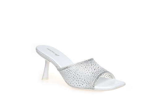 豪麟名鞋奥莱迪嘉女鞋羊反绒面革凉拖DJMPA41WL036白色  原价2460元 商品图0