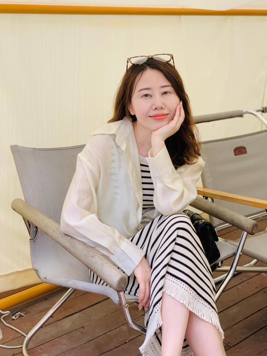 【百图lulu定制】【海岸线背心裙】【现货】圆领  条纹  无袖背心裙  可叠穿衬衫 西装 商品图2