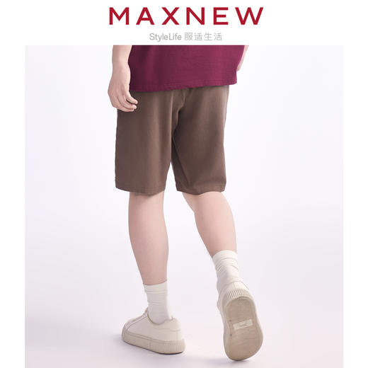【短裤】“国麻系列”柔软亲肤透气透湿麻感五分裤 1N2114210 商品图2