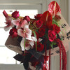 《好时节》蝴蝶结红掌国风红色花束 商品缩略图5