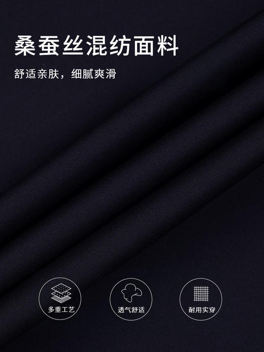 callisto深蓝聚酯纤维混纺T恤 STTSS288T 商品图3