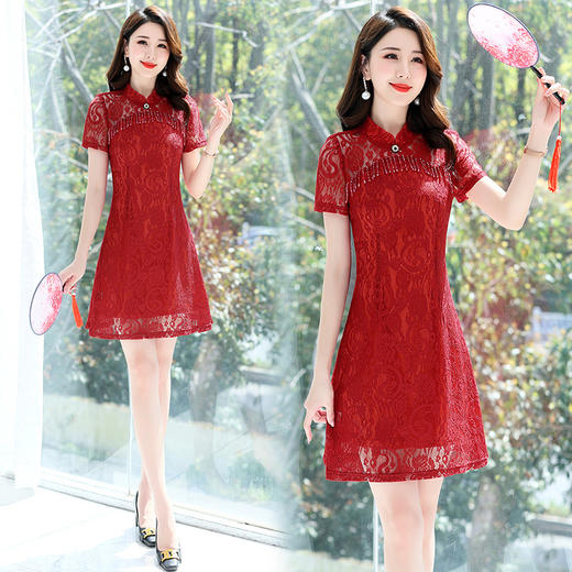 旗袍改良版连衣裙小个子夏XXMC29 商品图1