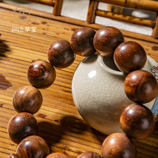 明代黄花梨老料制直径1.8cm手串 商品图5