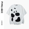 PINLI品立夏季新款熊猫宽松短袖T恤潮牌百搭休闲体恤男士上衣B242111103 商品缩略图3