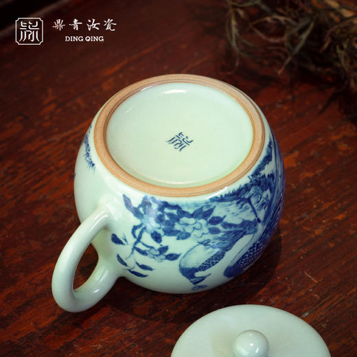 问鼎鼎青青花 德钟壶（春临竟芳） 商品图3