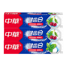 【5支】155g*5支中华牙膏健齿白清新薄荷味/炫动果香味批发